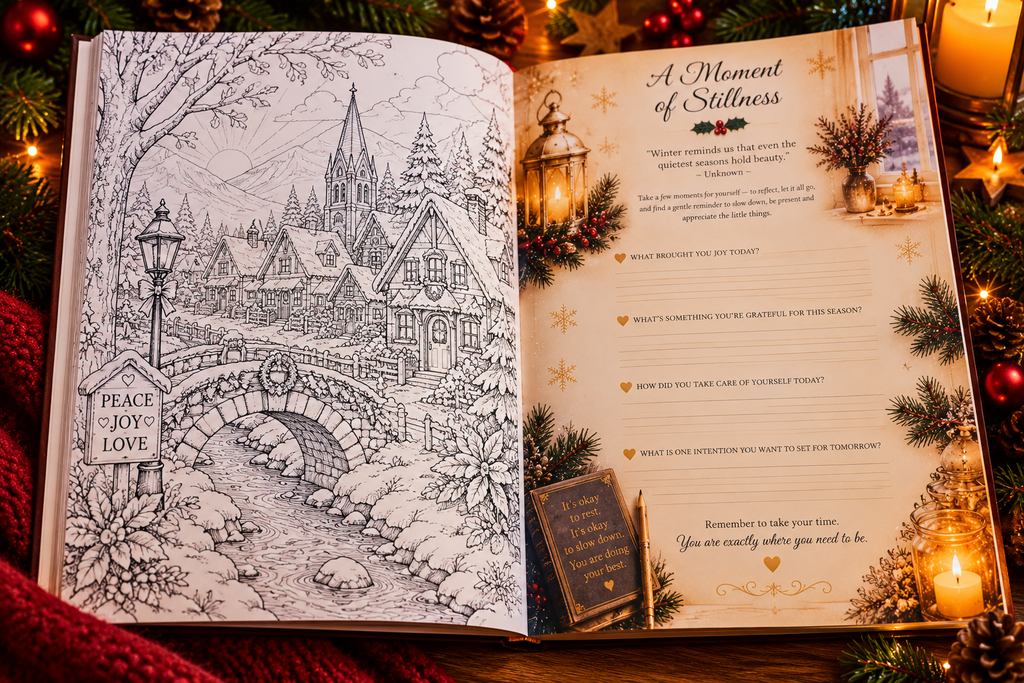 Christmas Calm – A Festive Colouring Journey