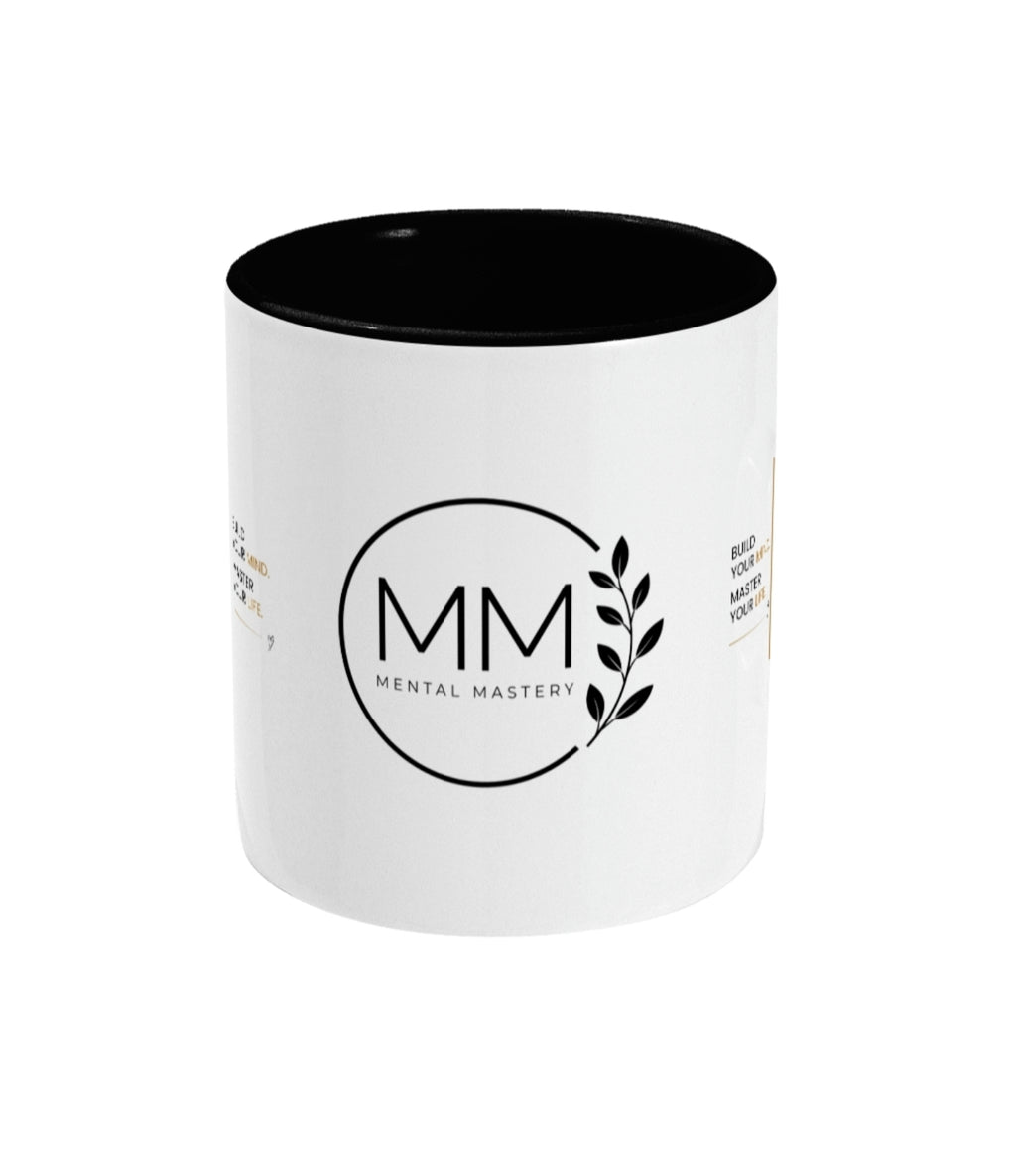 Mental Mastery Mindset Mug – Black & White