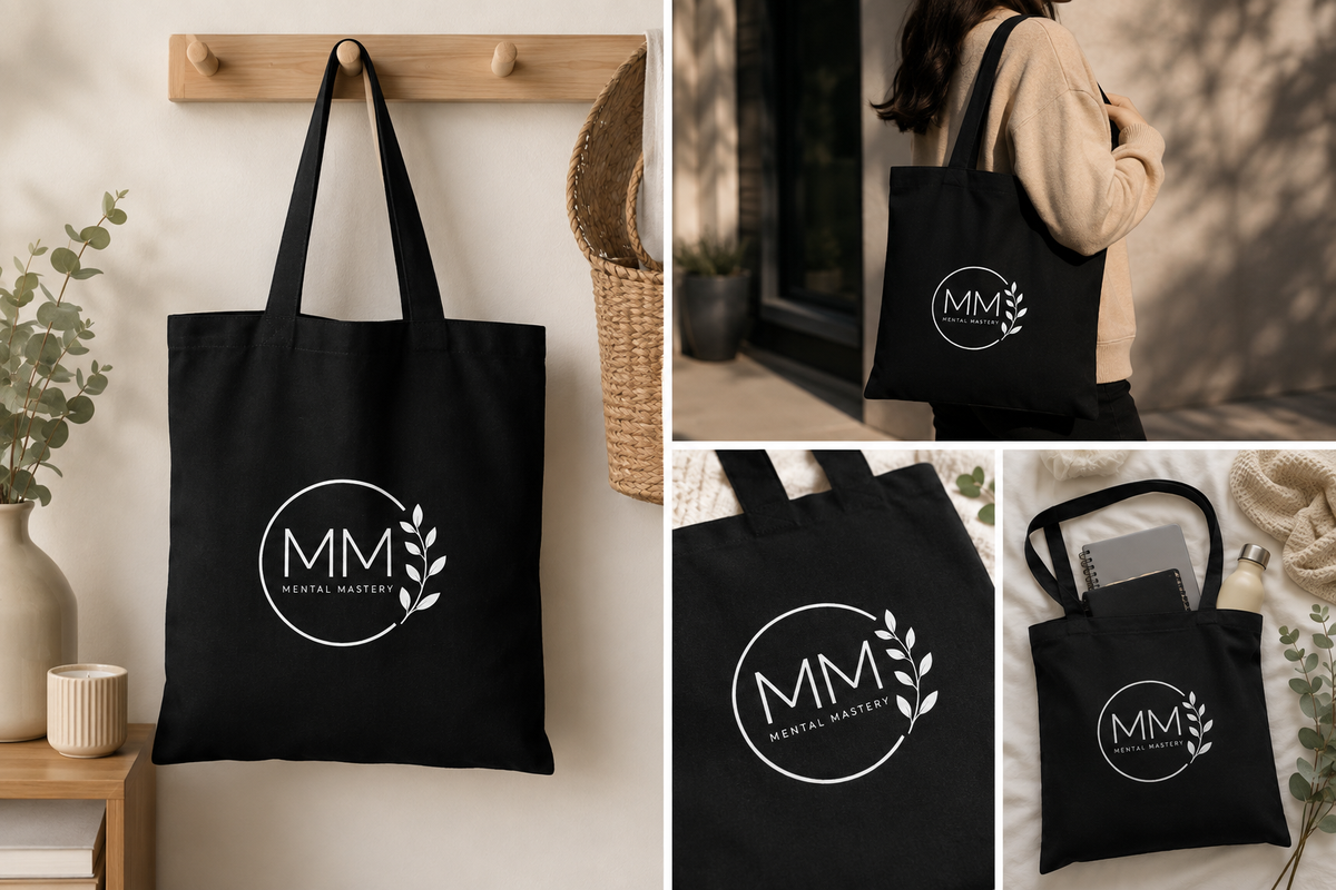 Mental Mastery Mindset Tote Bag