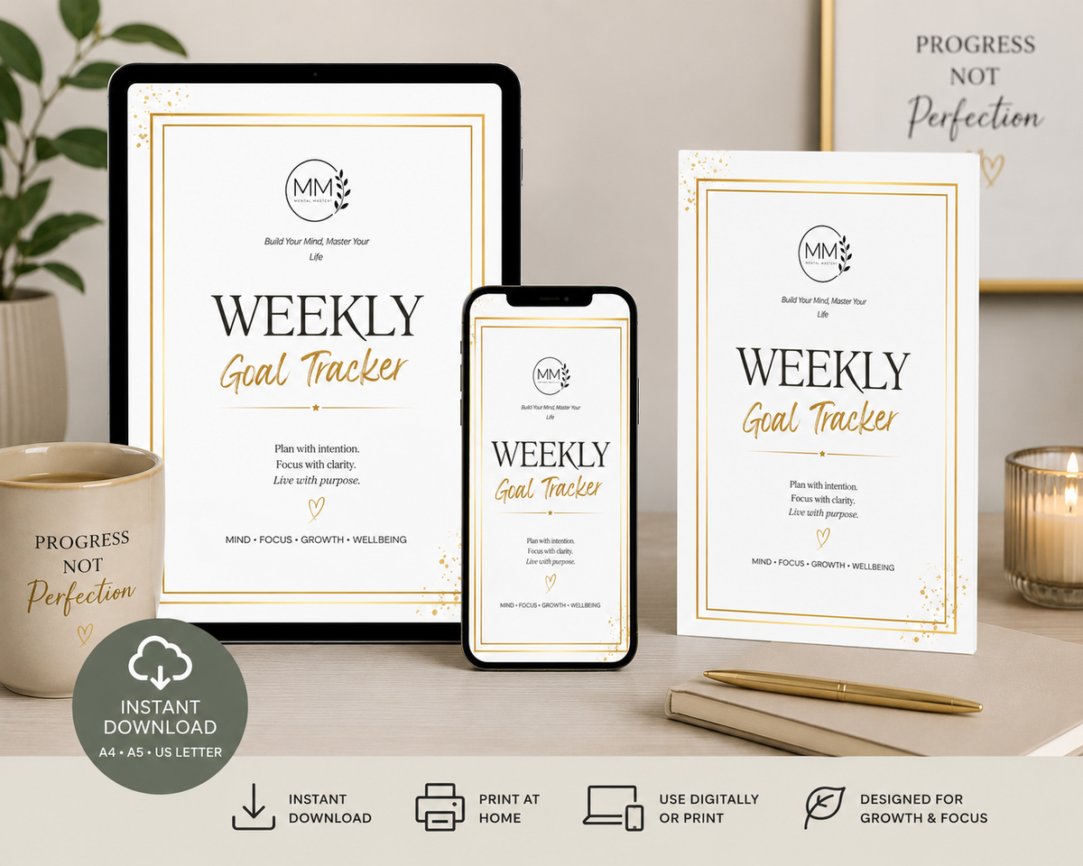 Mental Mastery — Weekly Goal Tracker